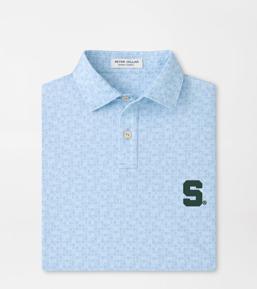 Michigan State Bases Loaded Youth Performance Jersey Polo image number 1