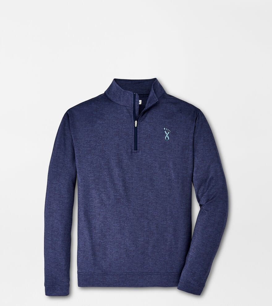 UNC Lineberger Cancer Center Perth Stitch Performance Quarter-Zip image number 1