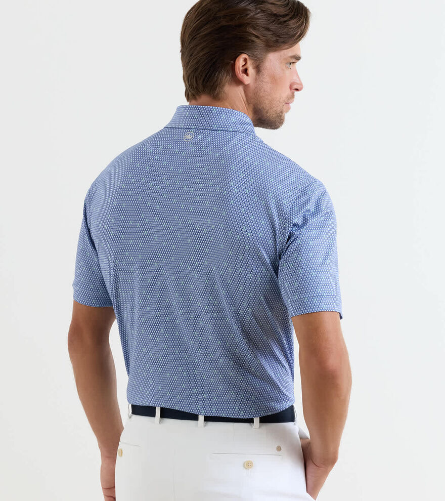 Geo Skull Performance Jersey Polo image number 3