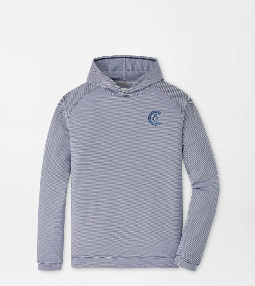 Cooperstown Chicago Cubs Pine Sugar Stripe Performance Hoodie