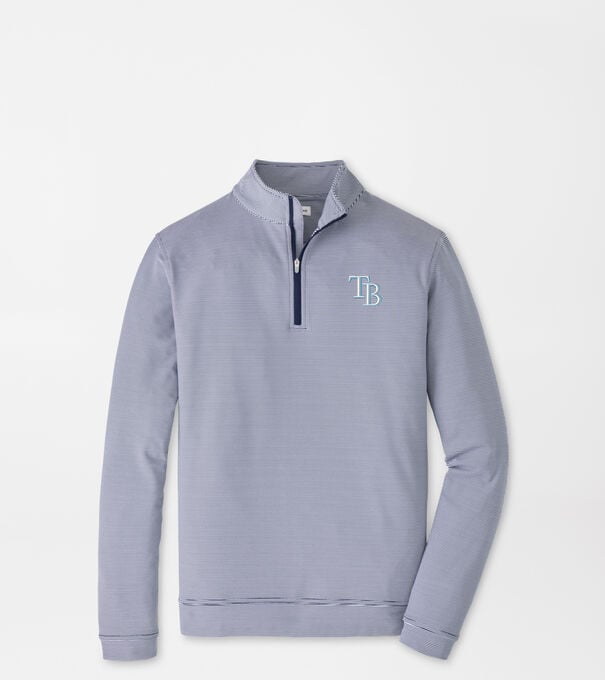 Tampa Bay Rays Perth Sugar Stripe Performance Quarter-Zip