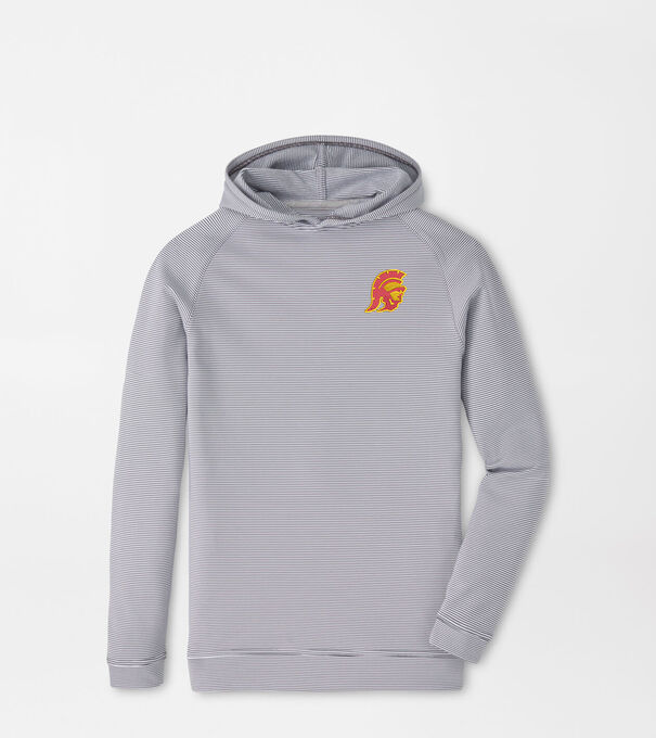 USC Trojan Pine Youth Sugar Stripe Performance Hoodie