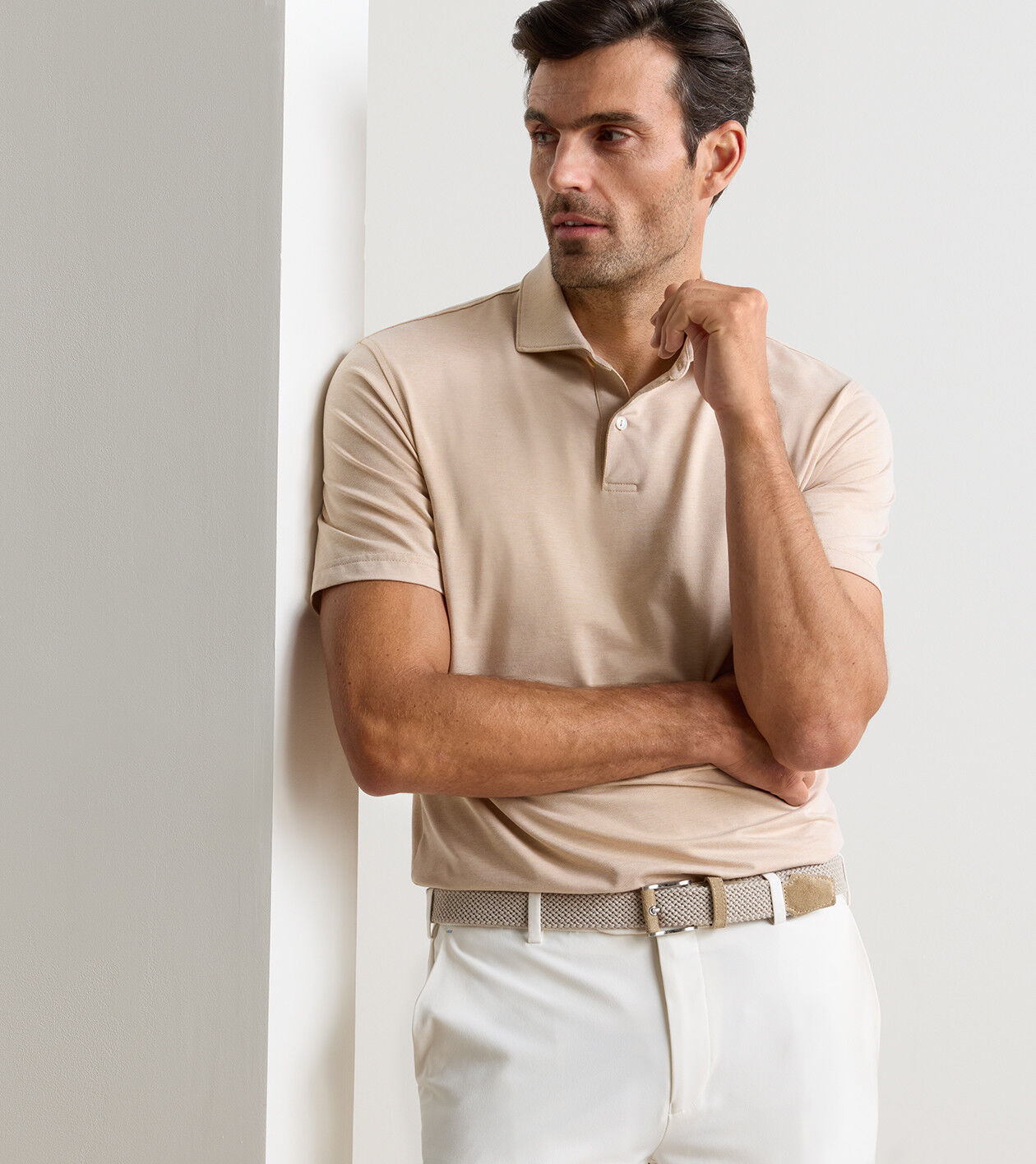 Albatross Cotton-Blend Piqué Polo | Men's Polos | Peter Millar