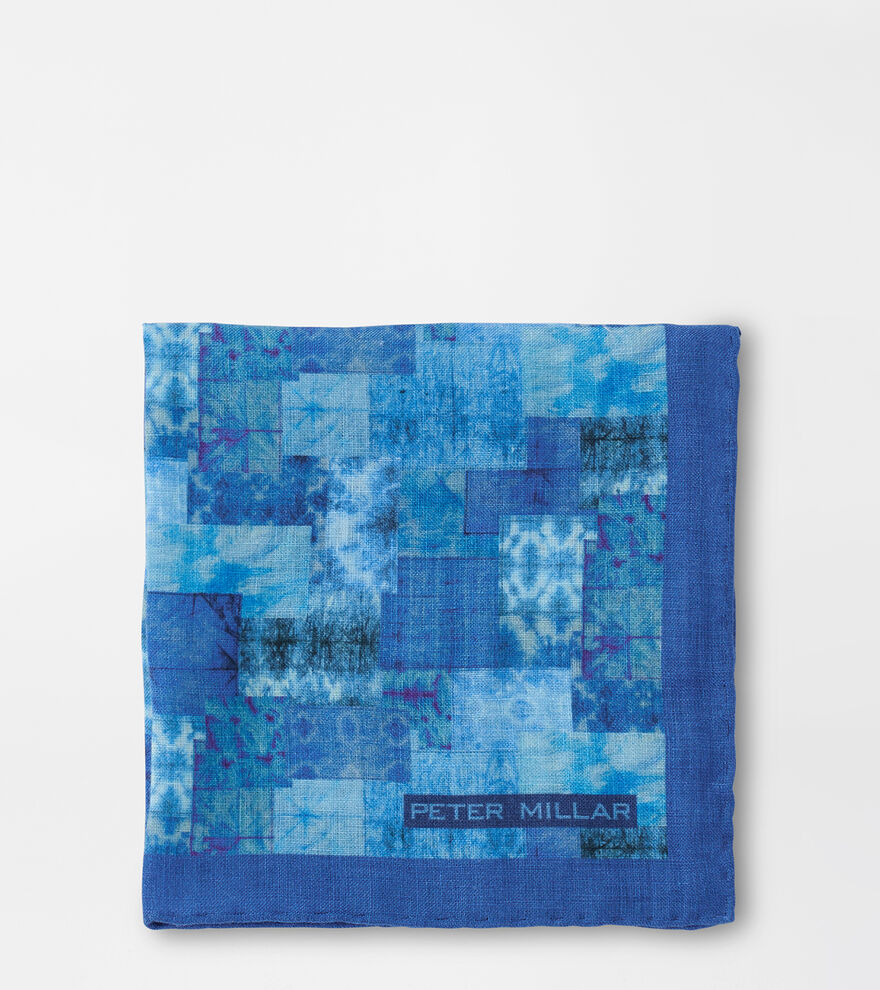 Shibori Patchwork Pocket Square image number 1