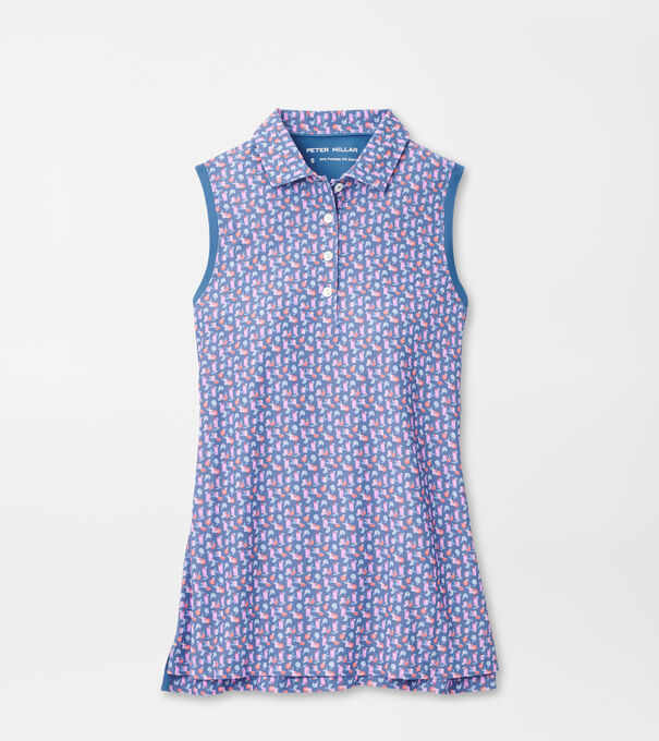 Paloma Sleeveless Banded Button Polo