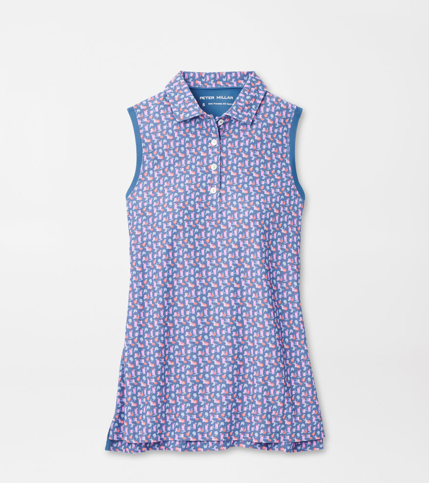 Paloma Sleeveless Banded Button Polo image number 1