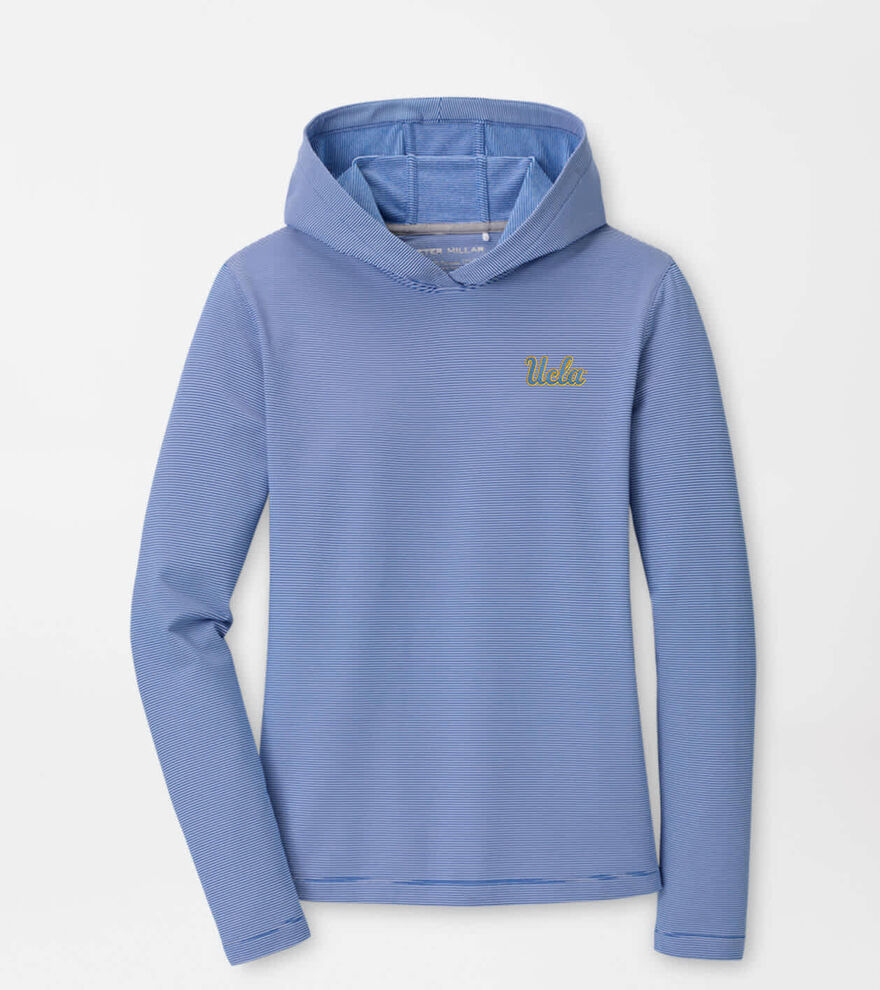 UCLA Women's Pine Sugar Stripe Performance Hoodie