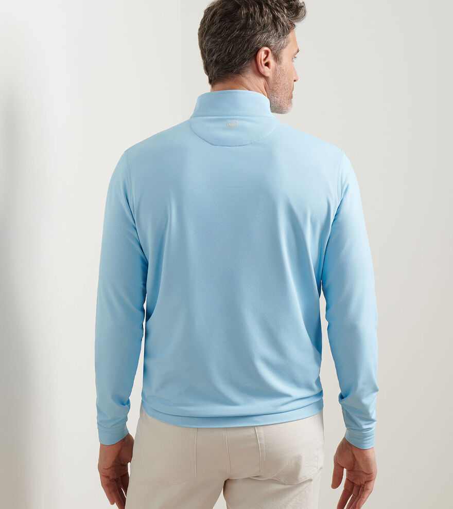 Perth Birdseye Performance Quarter-Zip image number 3