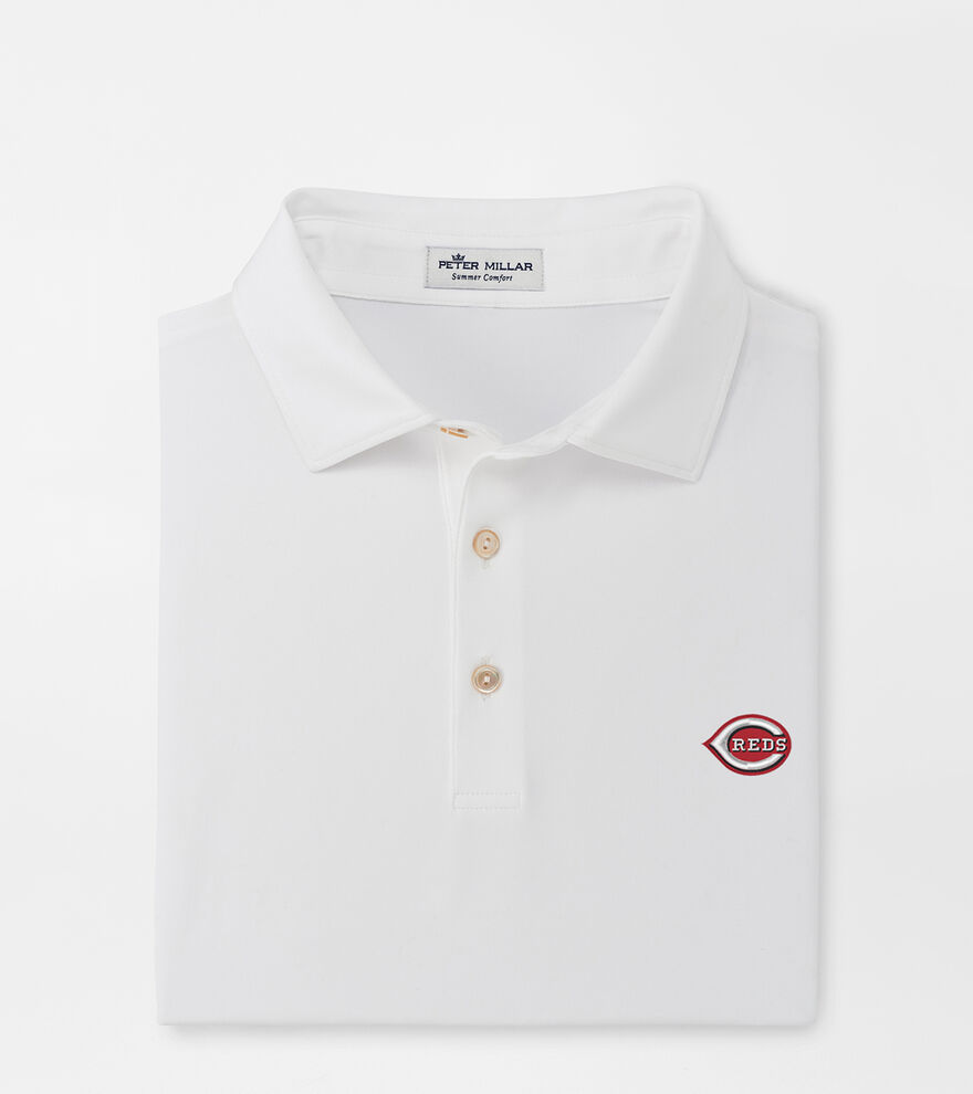 Cincinnati Reds Solid Performance Jersey Polo image number 1