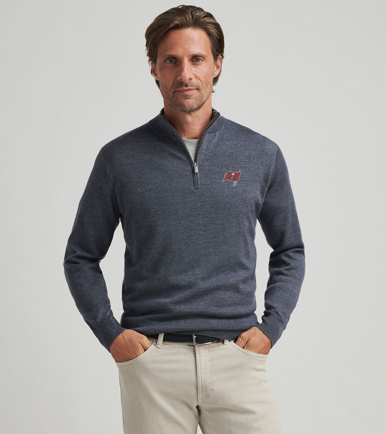 Tampa Bay Buccaneers Autumn Crest Quarter-Zip | Men's NFL Apparel