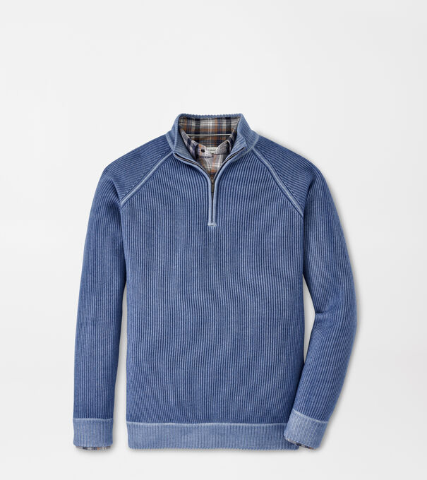 Layton Garment-Dyed Quarter-Zip