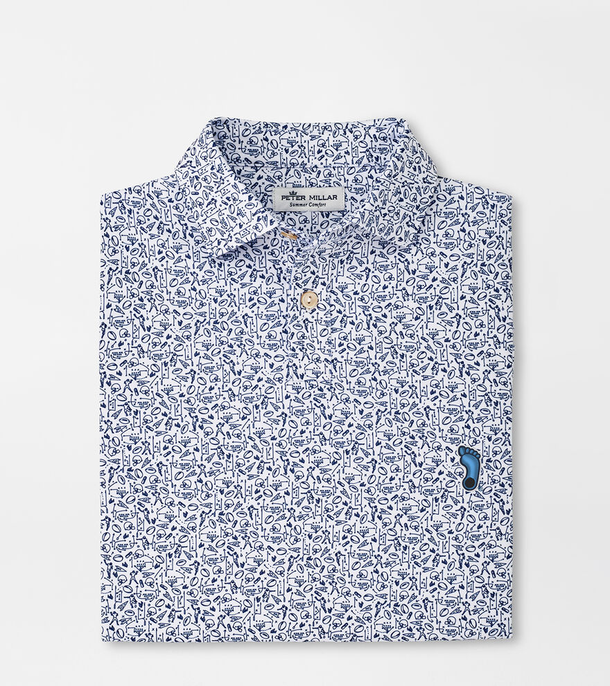 UNC Tar Heel Youth Performance Jersey Polo image number 1
