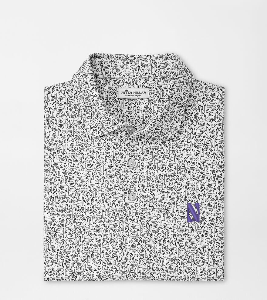 Northwestern Game Day Performance Jersey Polo image number 1