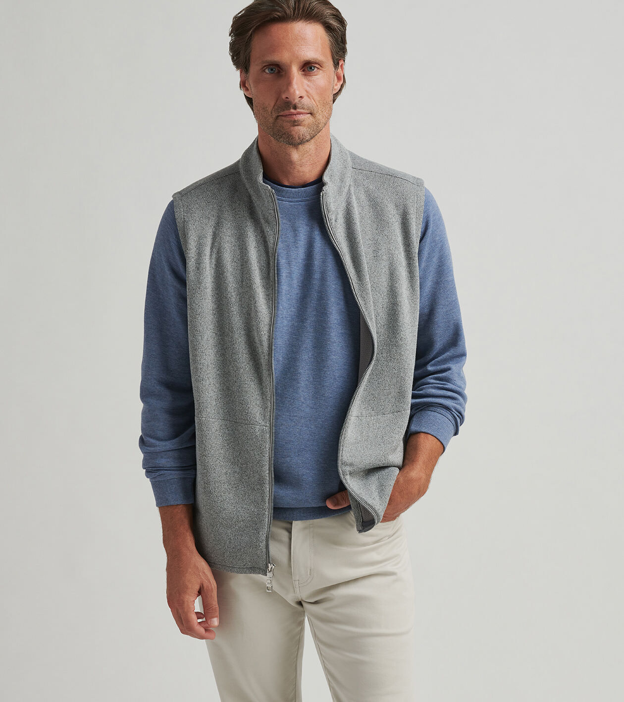 Crown Sweater Fleece Vest | Men's Vests | Peter Millar
