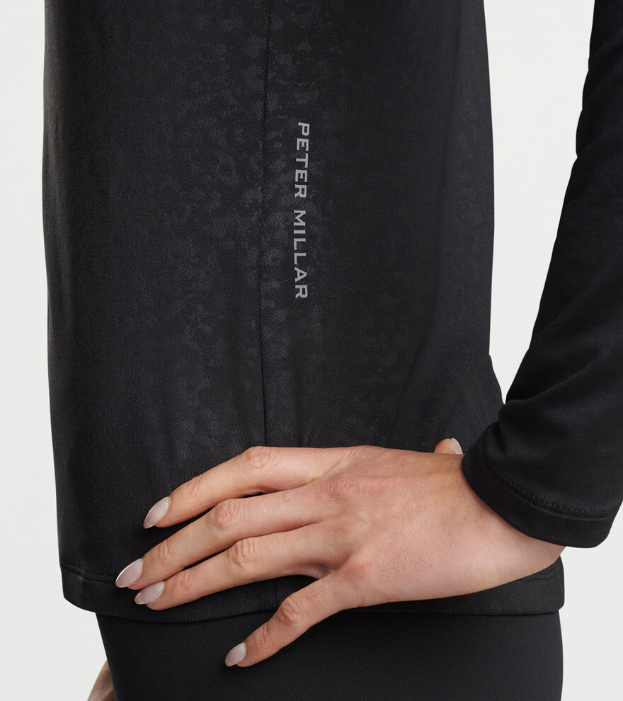 Lunar Long-Sleeve Performance Embossed Tee image number 4