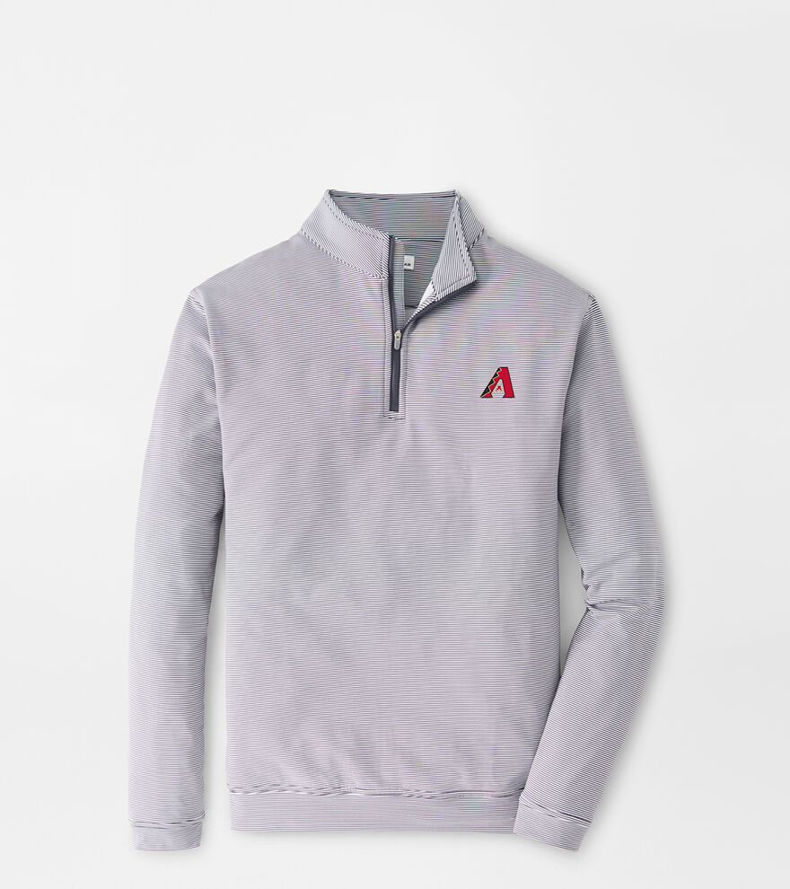 Arizona Diamondbacks Perth Sugar Stripe Performance Quarter-Zip image number 1