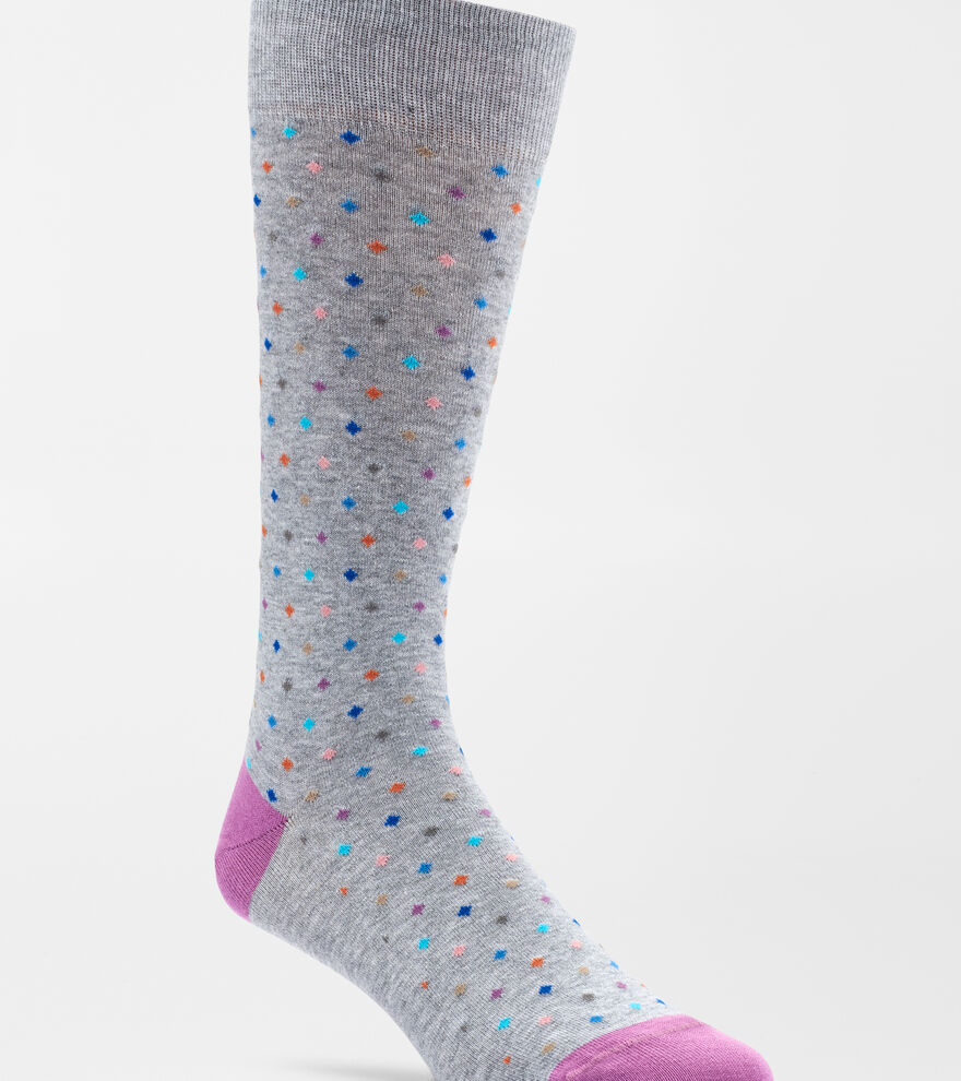 Pin Dot Crew Sock image number 1