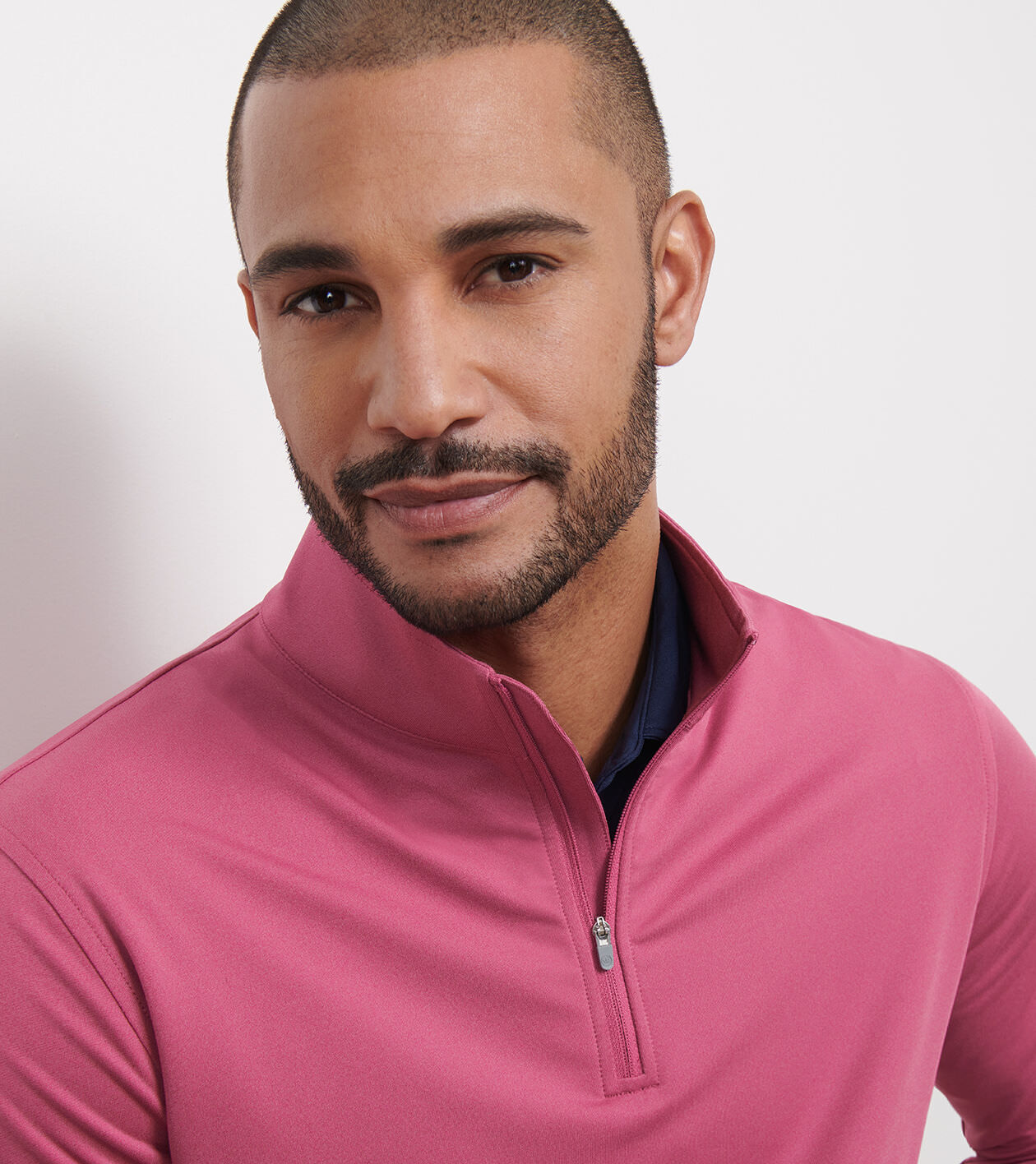 Perth Mélange Performance Quarter-Zip | Men's Pullovers