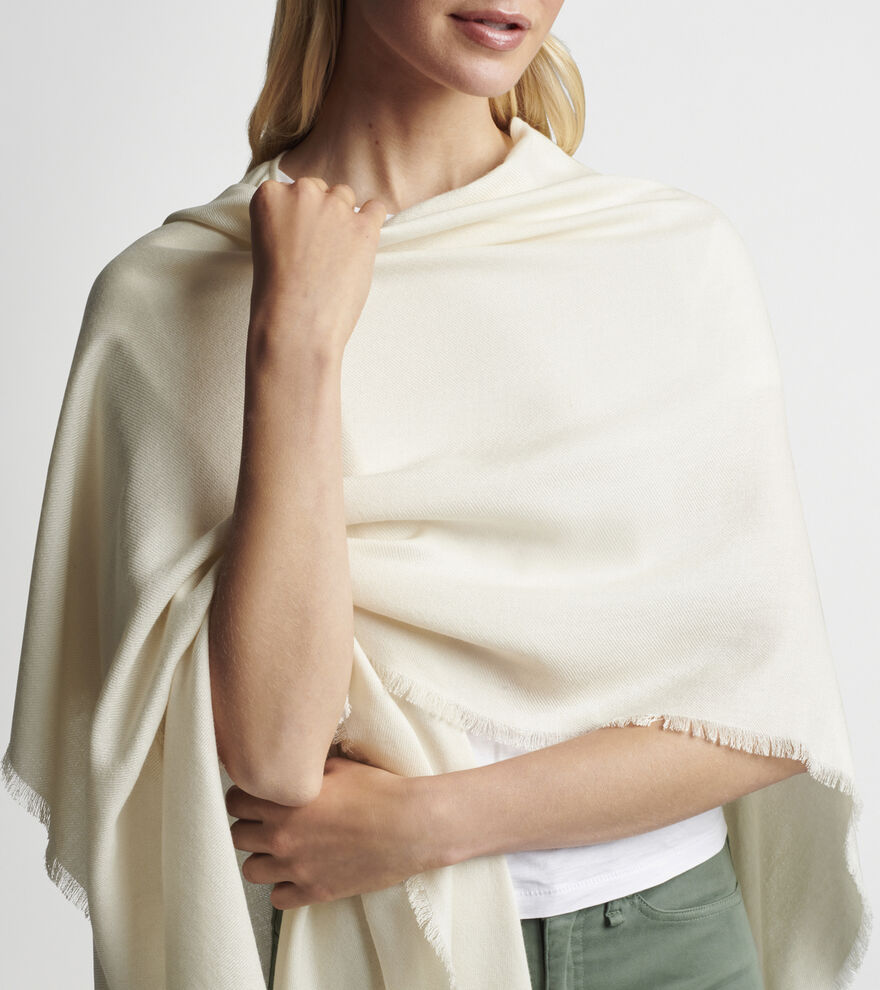 Silk Cashmere Cape image number 4