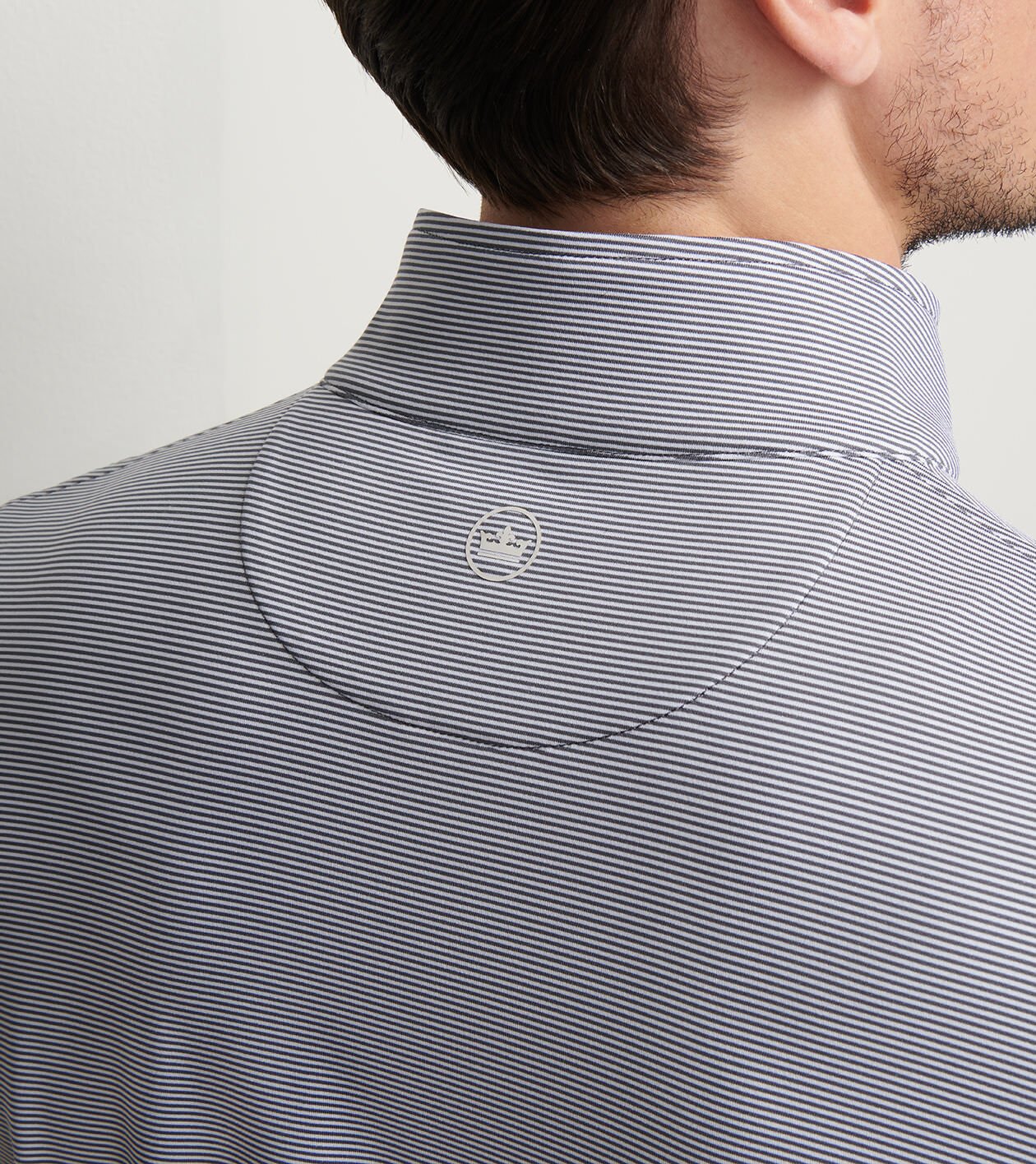 Perth Sugar Stripe Performance Quarter-Zip | Men's Pullovers