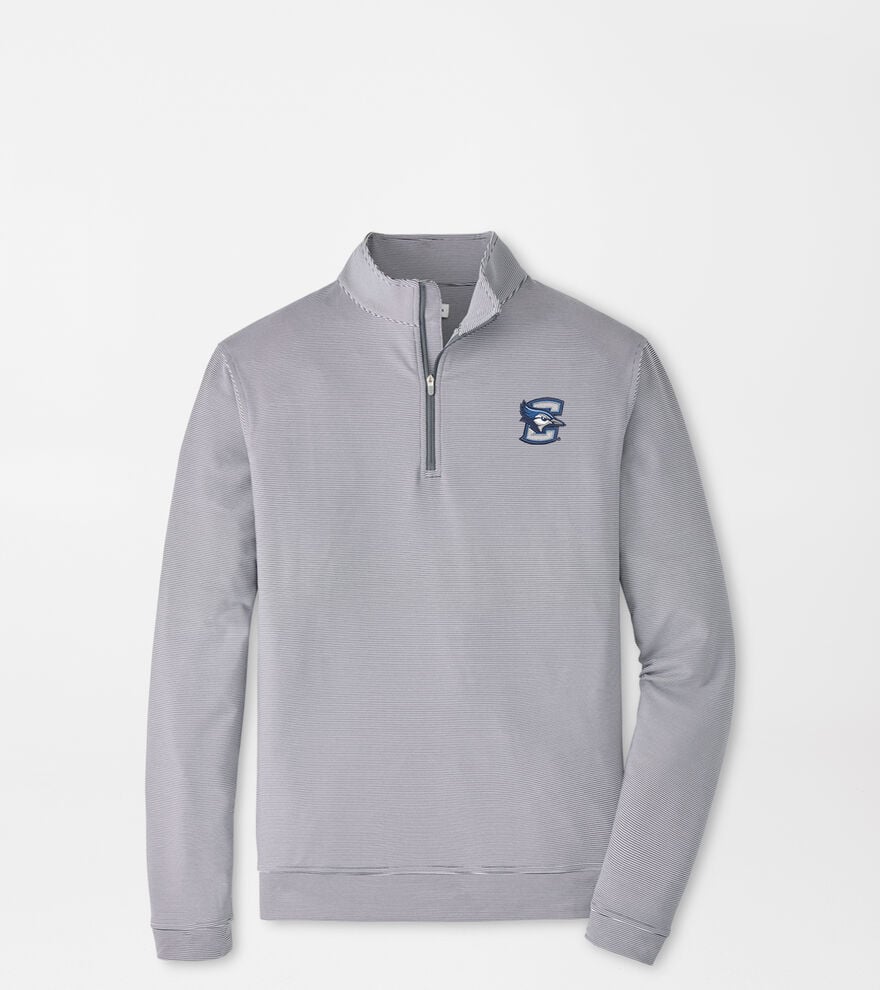Creighton Perth Sugar Stripe Performance Quarter-Zip image number 1