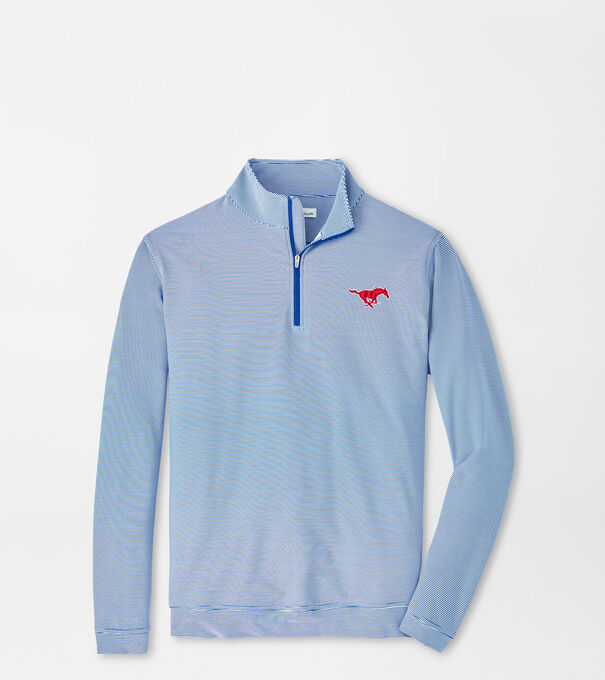 SMU Sugar Stripe Performance Quarter-Zip