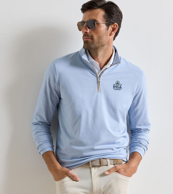 PGA Championship Albatross Cotton-Blend Piqu&eacute; Quarter-Zip