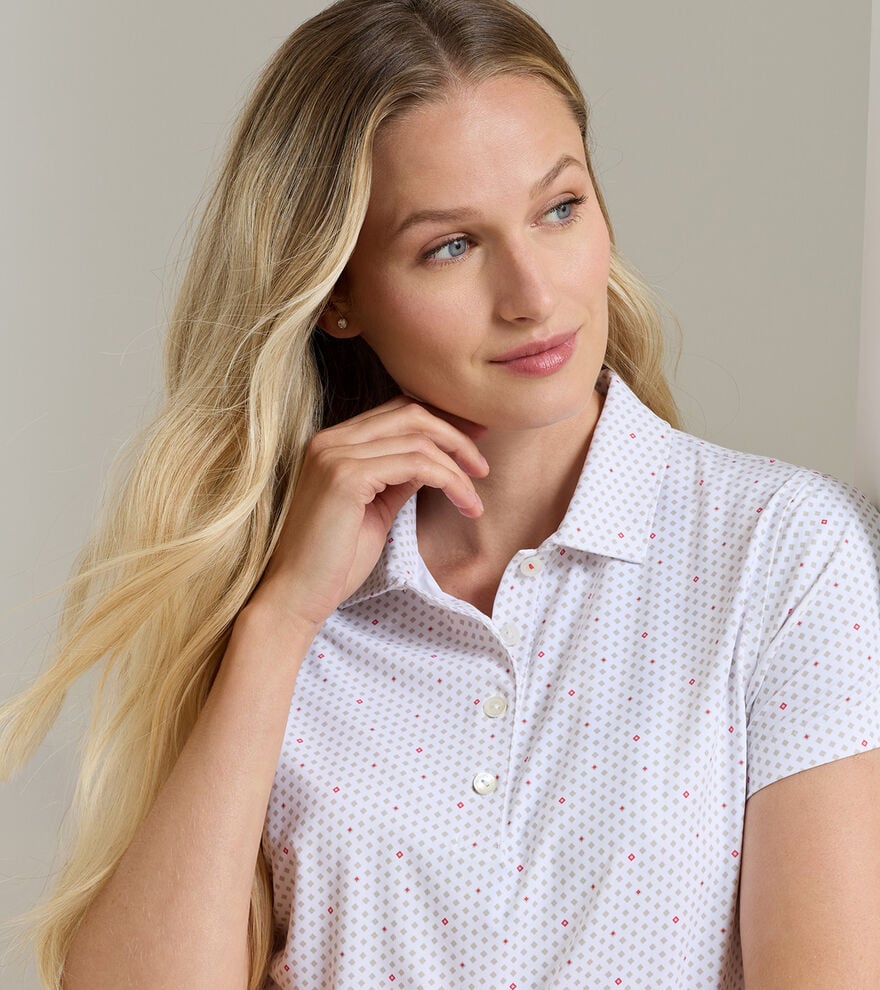 Diamond In The Rough Short Sleeve Jersey Polo image number 5