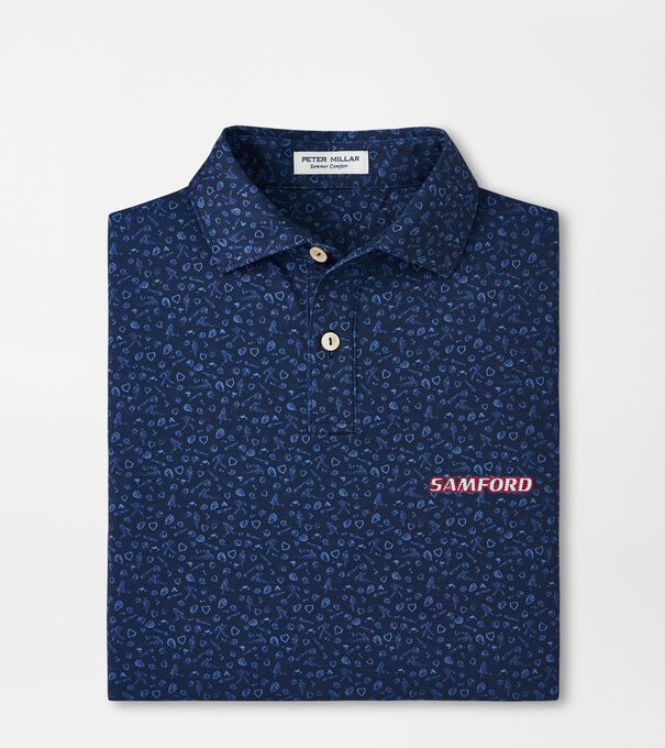 Samford Batter Up Youth Performance Jersey Polo