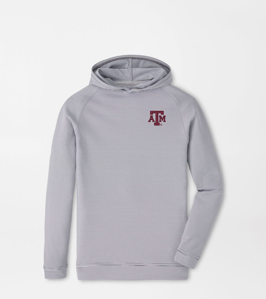 Texas A&M Pine Youth Sugar Stripe Performance Hoodie image number 1