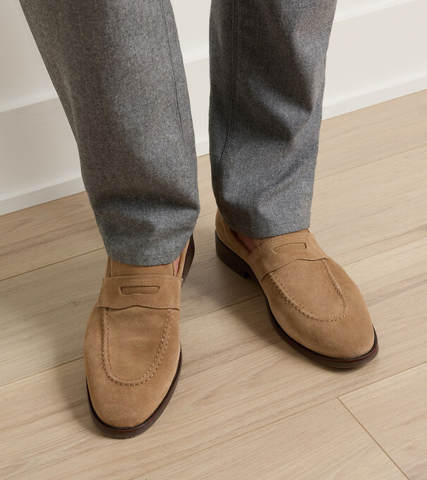 Madison Suede Penny Loafer - Alternate Image 1