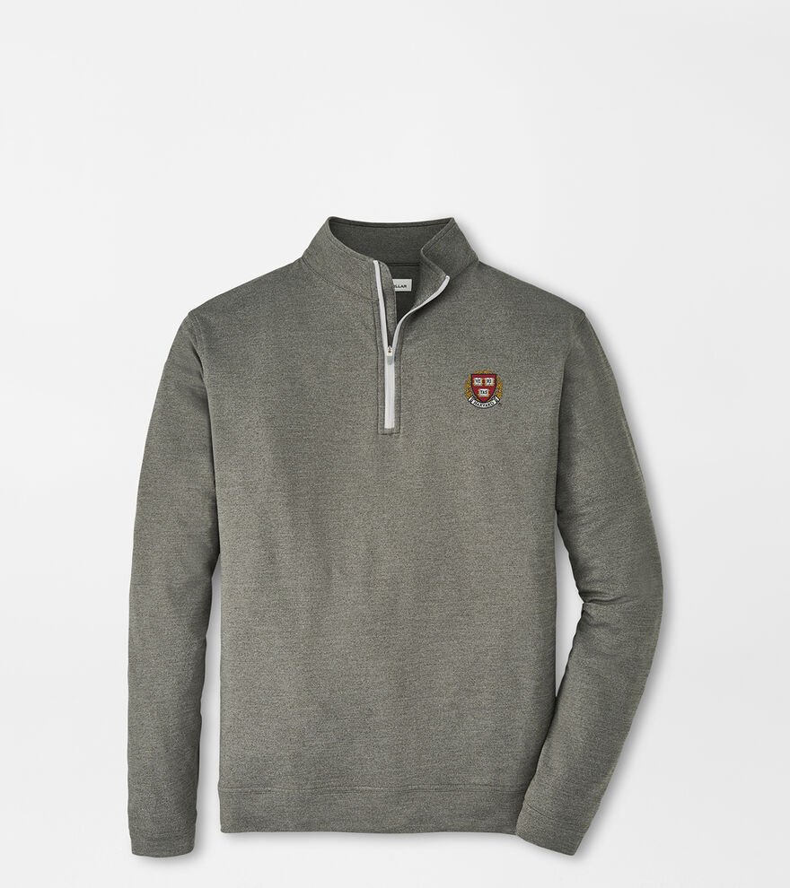 Harvard Perth Mélange Performance Quarter-Zip image number 1