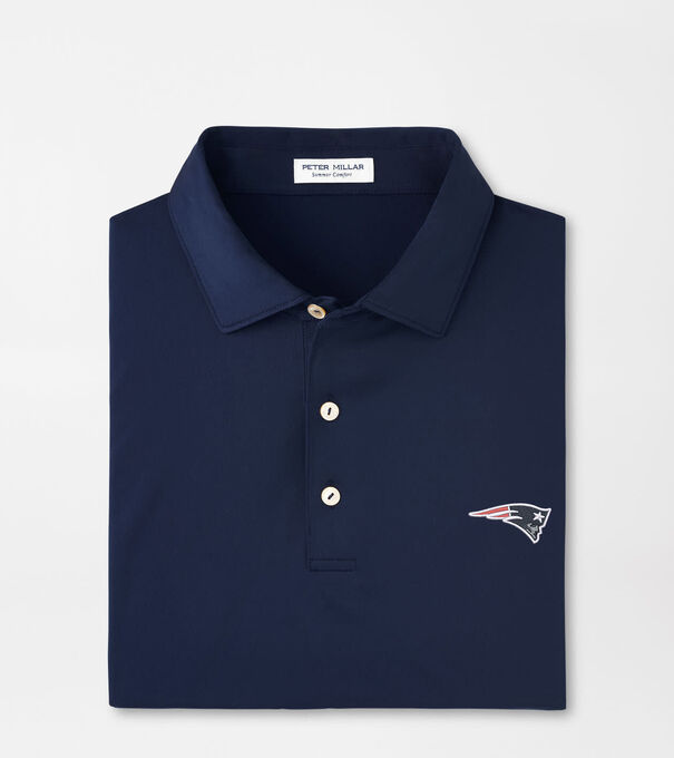 New England Patriots Solid Performance Jersey Polo