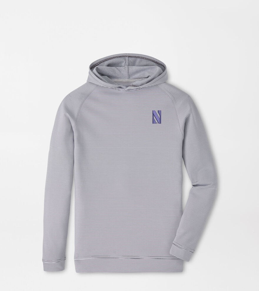 Northwestern Pine Youth Sugar Stripe Performance Hoodie image number 1