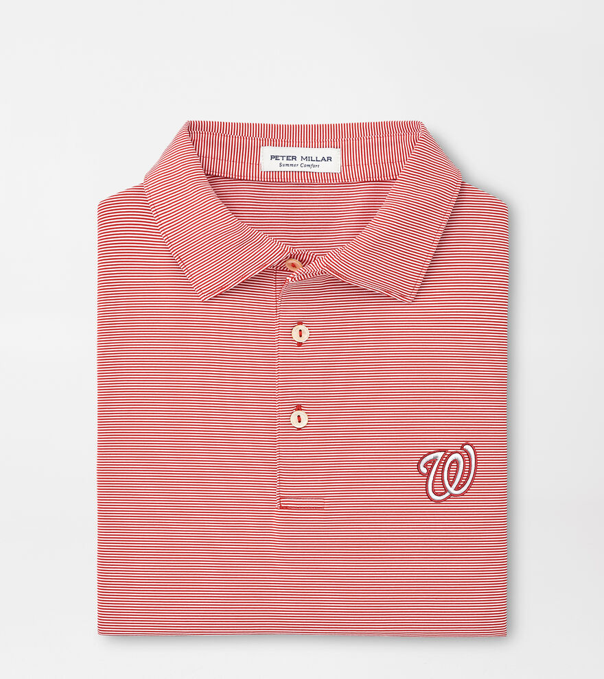 Washington Nationals Jubilee Stripe Performance Polo image number 1