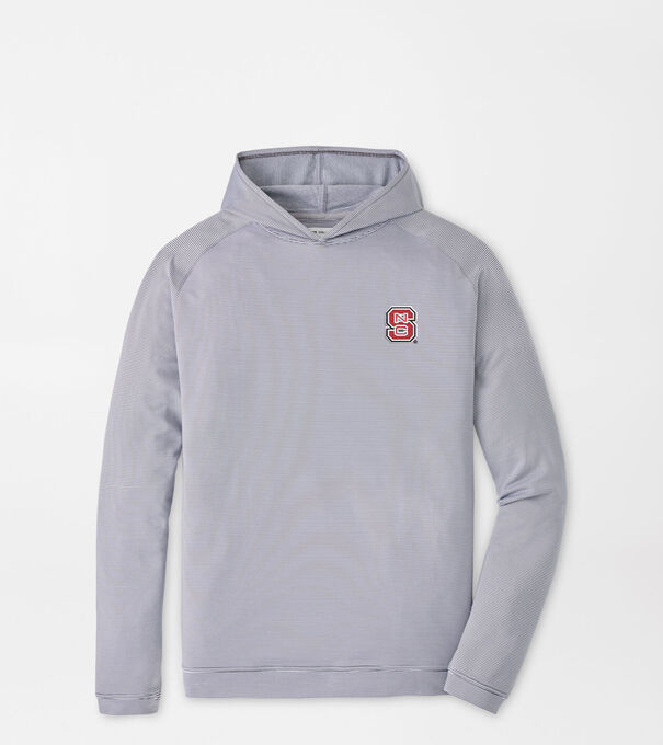 NC State Pine Sugar Stripe Performance Hoodie