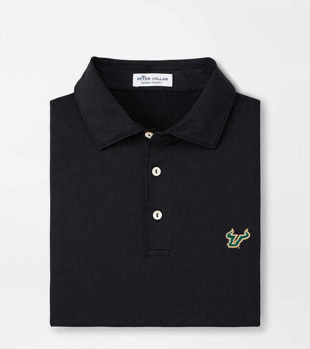 University of South Florida Solid Performance Jersey Polo (Sean Self Collar)