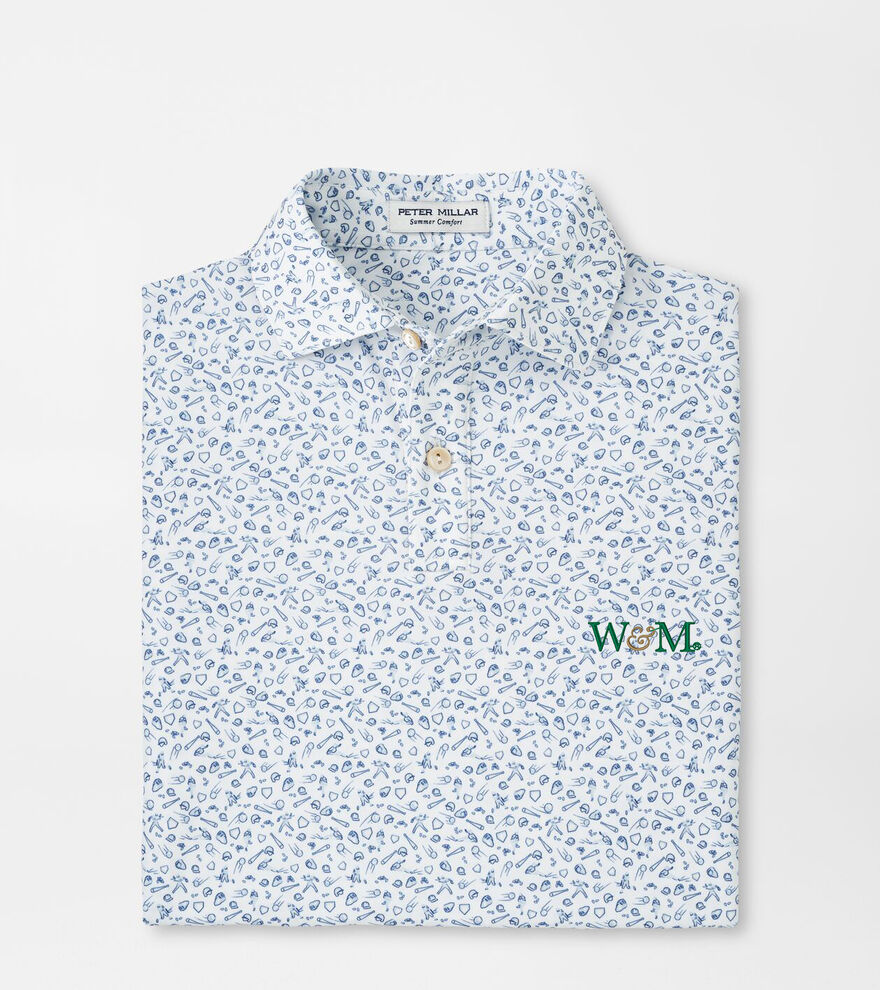 William & Mary Batter Up Youth Performance Jersey Polo image number 1