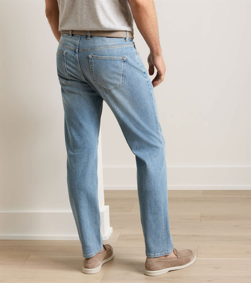 Vintage Washed Five-Pocket Denim - Alternate Image 2