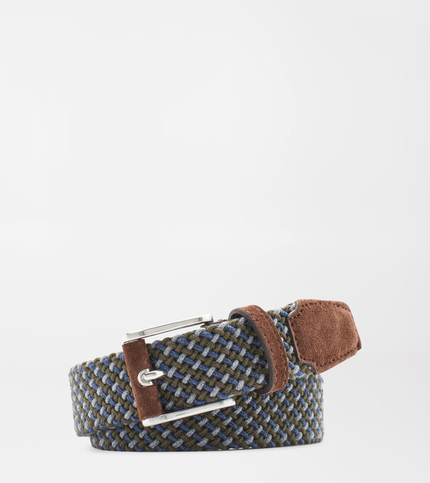 Crafted Multi-Color Woven Wool Belt