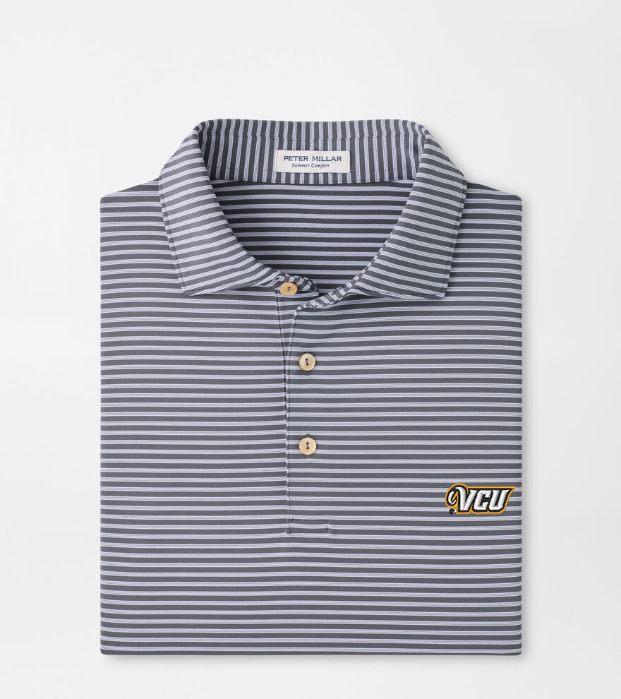 VCU Tiebreaker Performance Jersey Stripe Polo image number 1