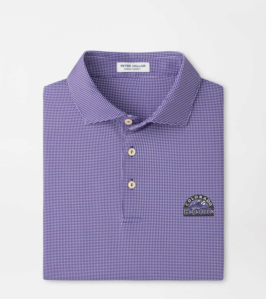 Cooperstown Colorado Rockies Border Performance Jersey Polo