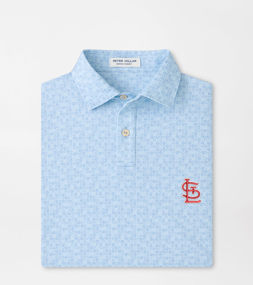 St. Louis Cardinals Bases Loaded Youth Performance Jersey Polo image number 1