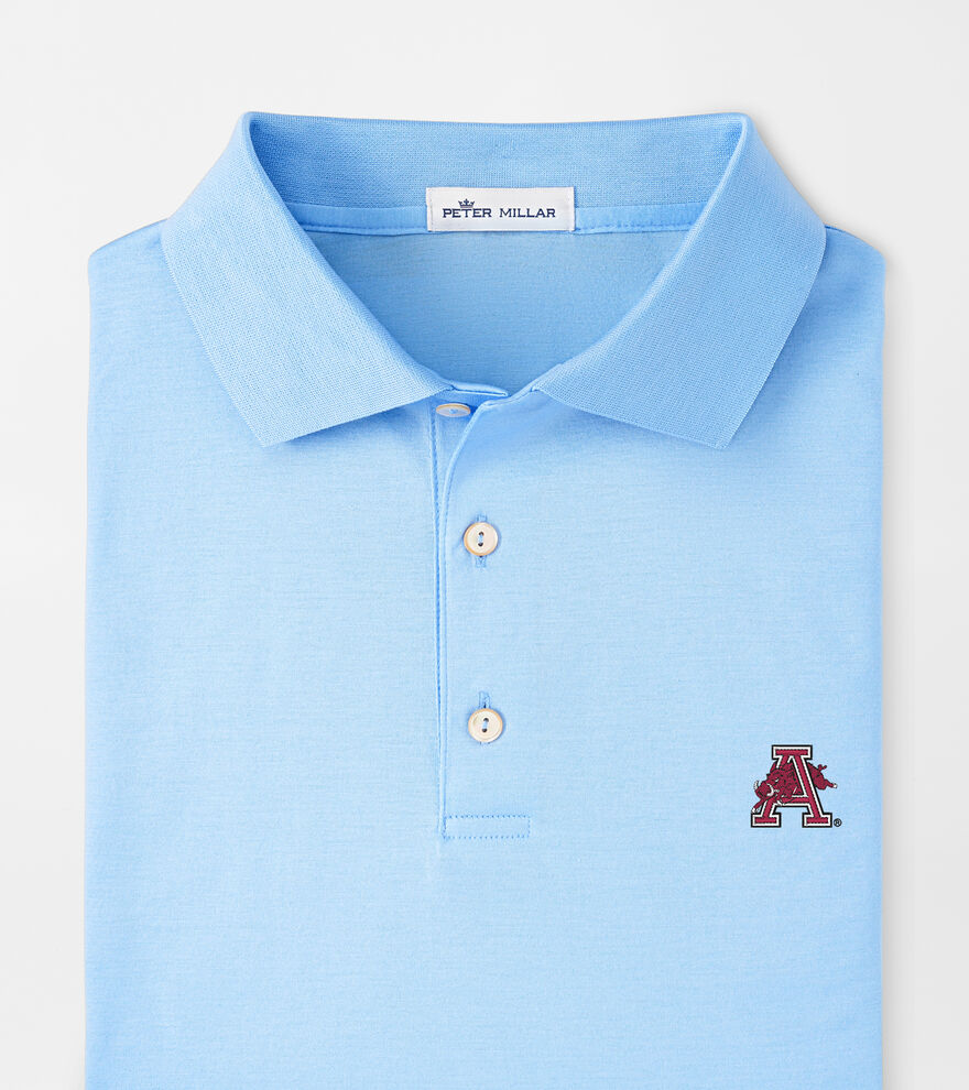 Arkansas Vault Solid Cotton Polo