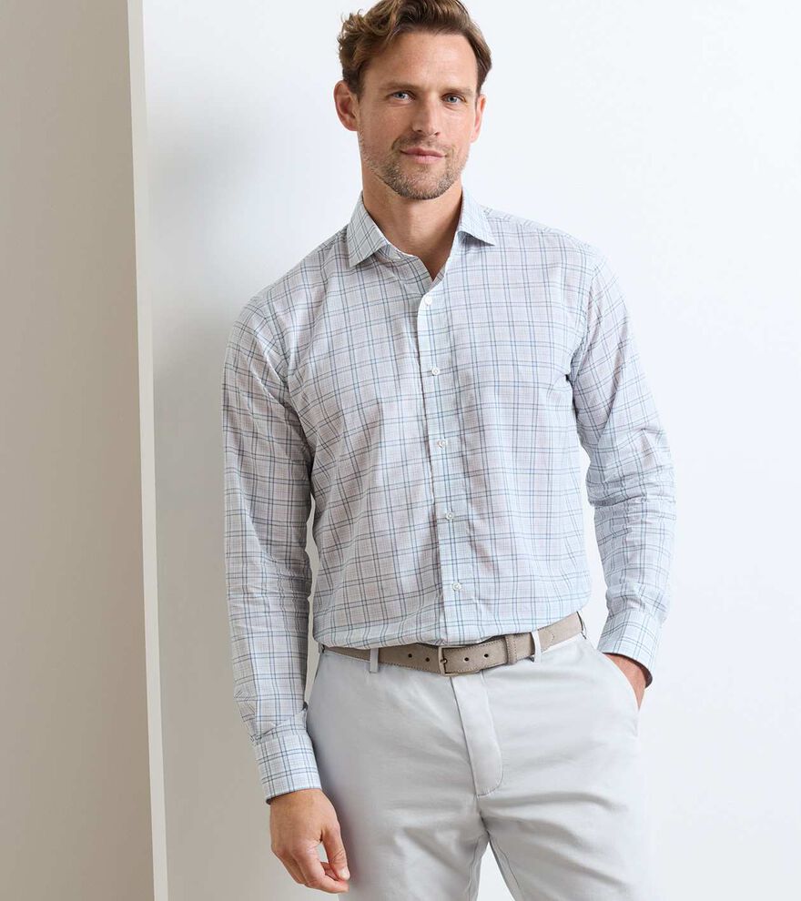 Pietro Italian Poplin Sport Shirt - Alternate Image 1