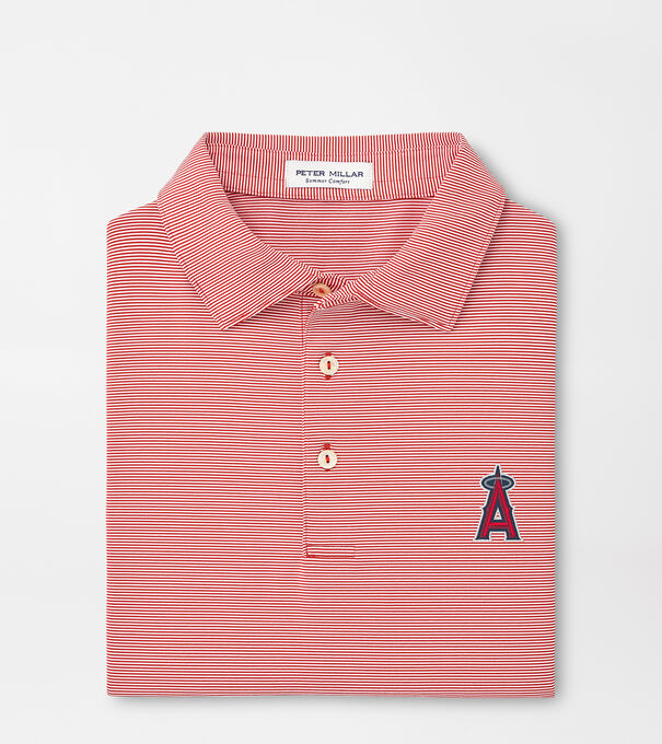Los Angeles Angels Jubilee Stripe Performance Polo