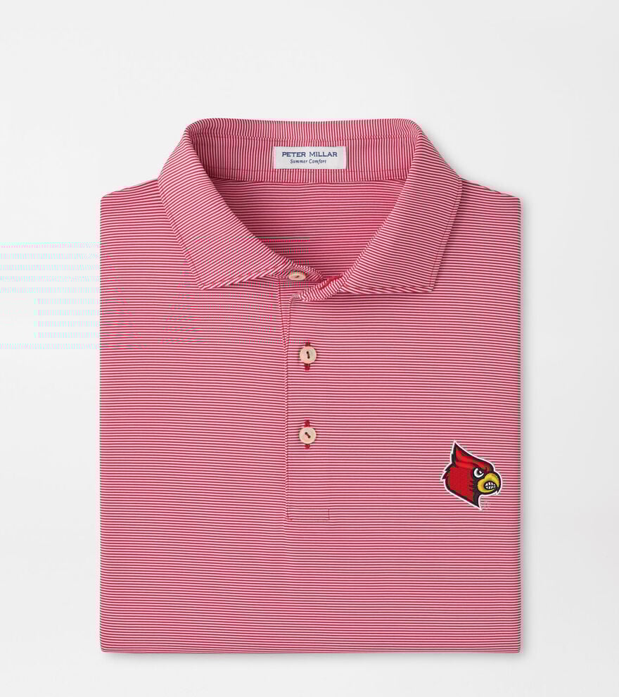 Louisville Jubilee Stripe Performance Polo image number 1