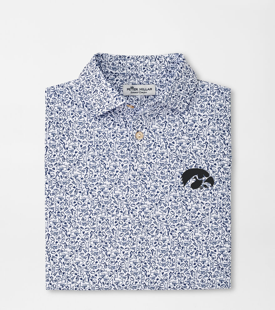 Iowa Youth Performance Jersey Polo image number 1