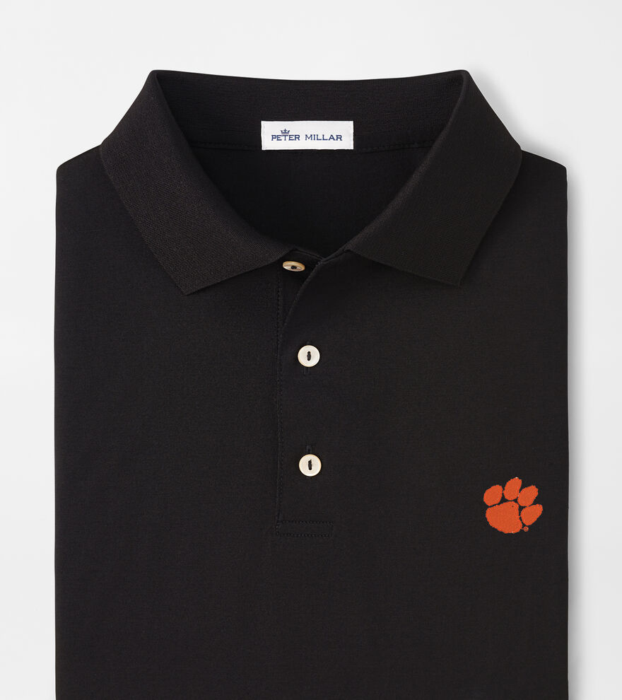 Clemson Solid Cotton Polo image number 1