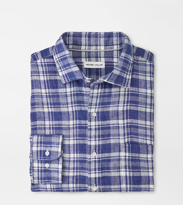 Beach Bluff Linen Sport Shirt